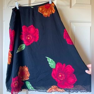 Liz Claiborne floral skirt